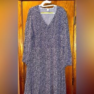 Old Navy 3X long sleeve smocked dress
